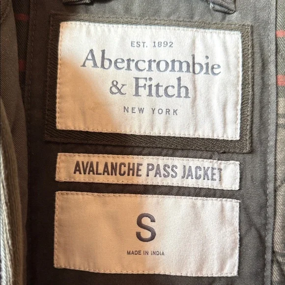 Abercrombie & Fitch Olive Military Jacket